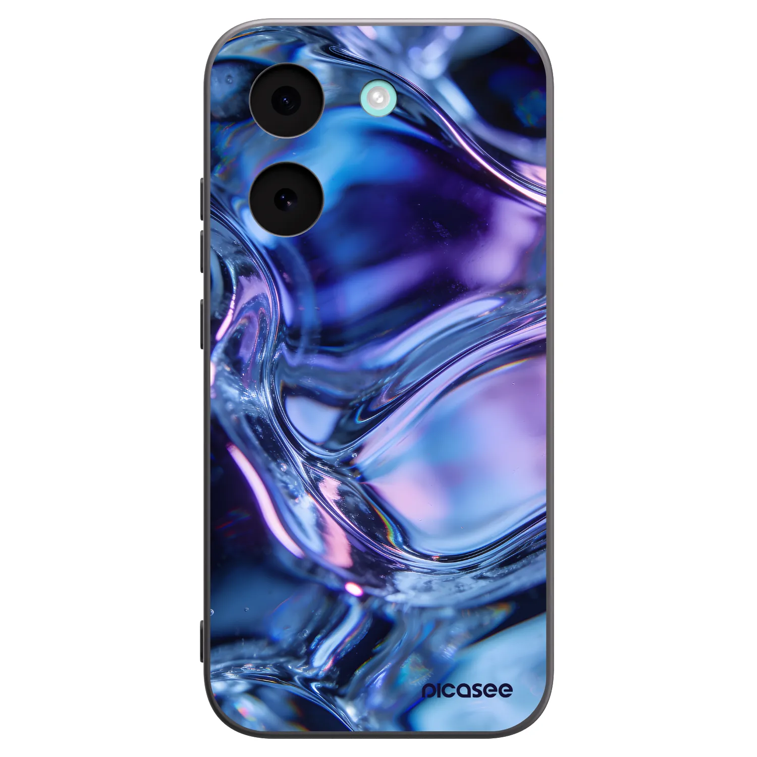 Picasee silikonowe czarne etui na Xiaomi Poco X8 Pro - Iris liquid