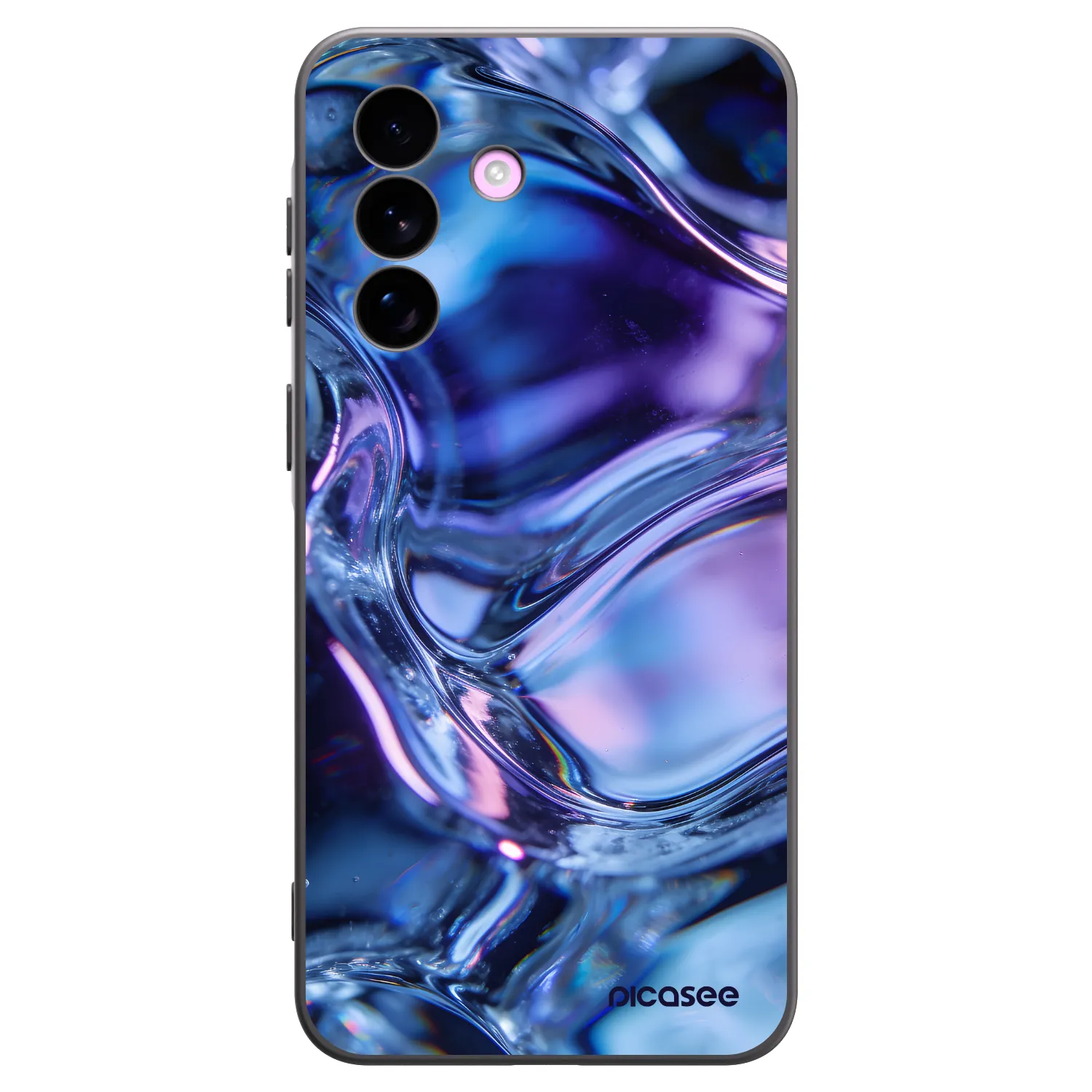 Picasee silikonowe czarne etui na Samsung Galaxy A57 5G - Iris liquid