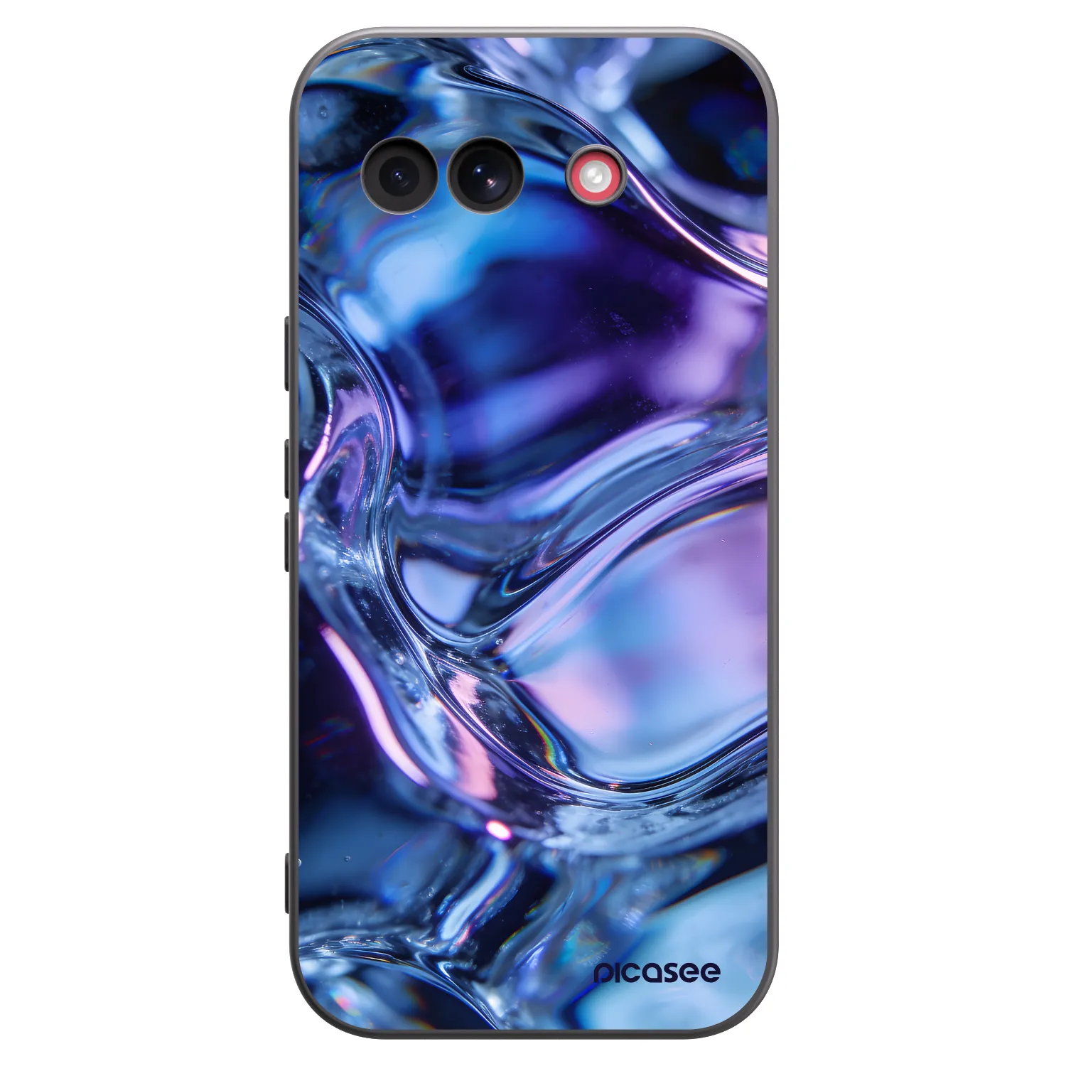 Picasee silikonowe czarne etui na Google Pixel 10a - Iris liquid