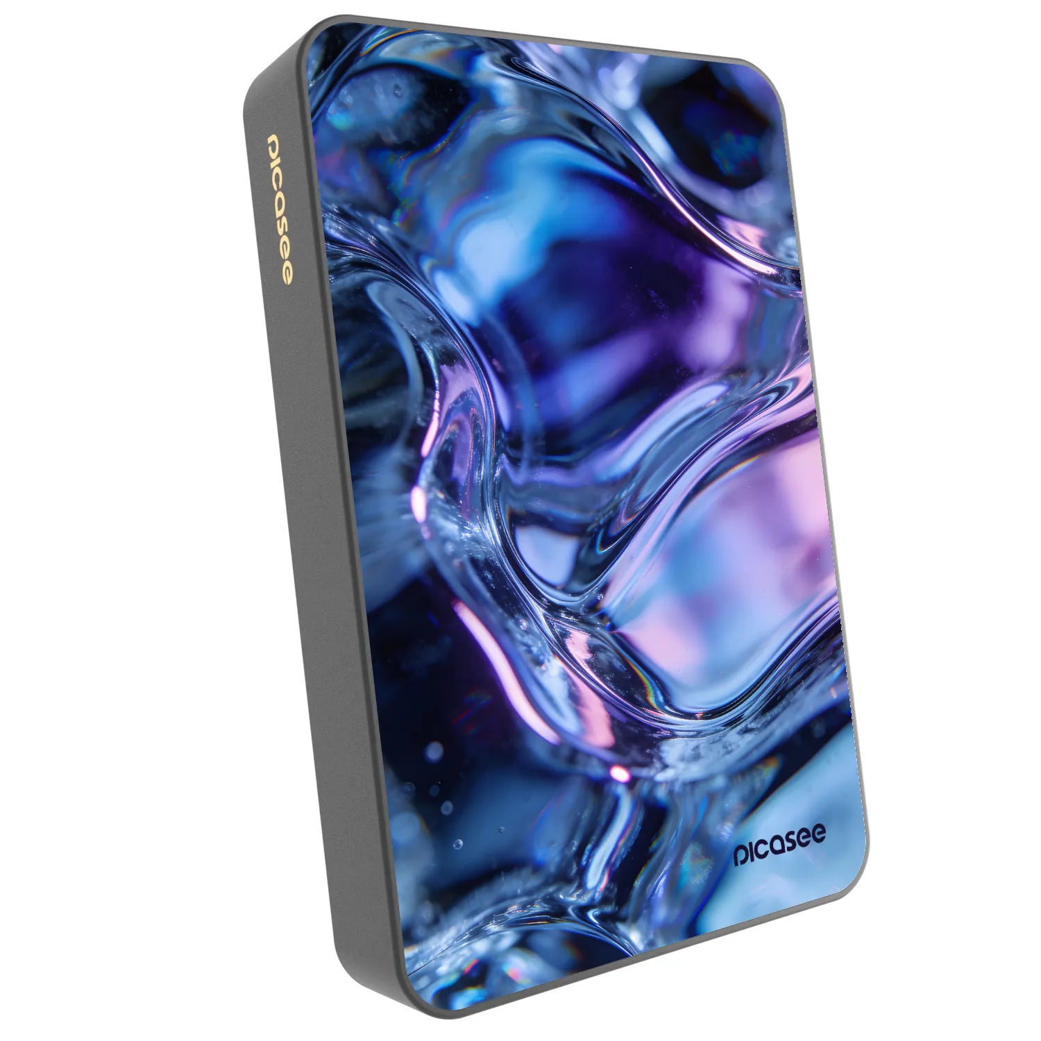 Picasee Powerbank z MagSafe 10 000 mAh Szary - Iris liquid