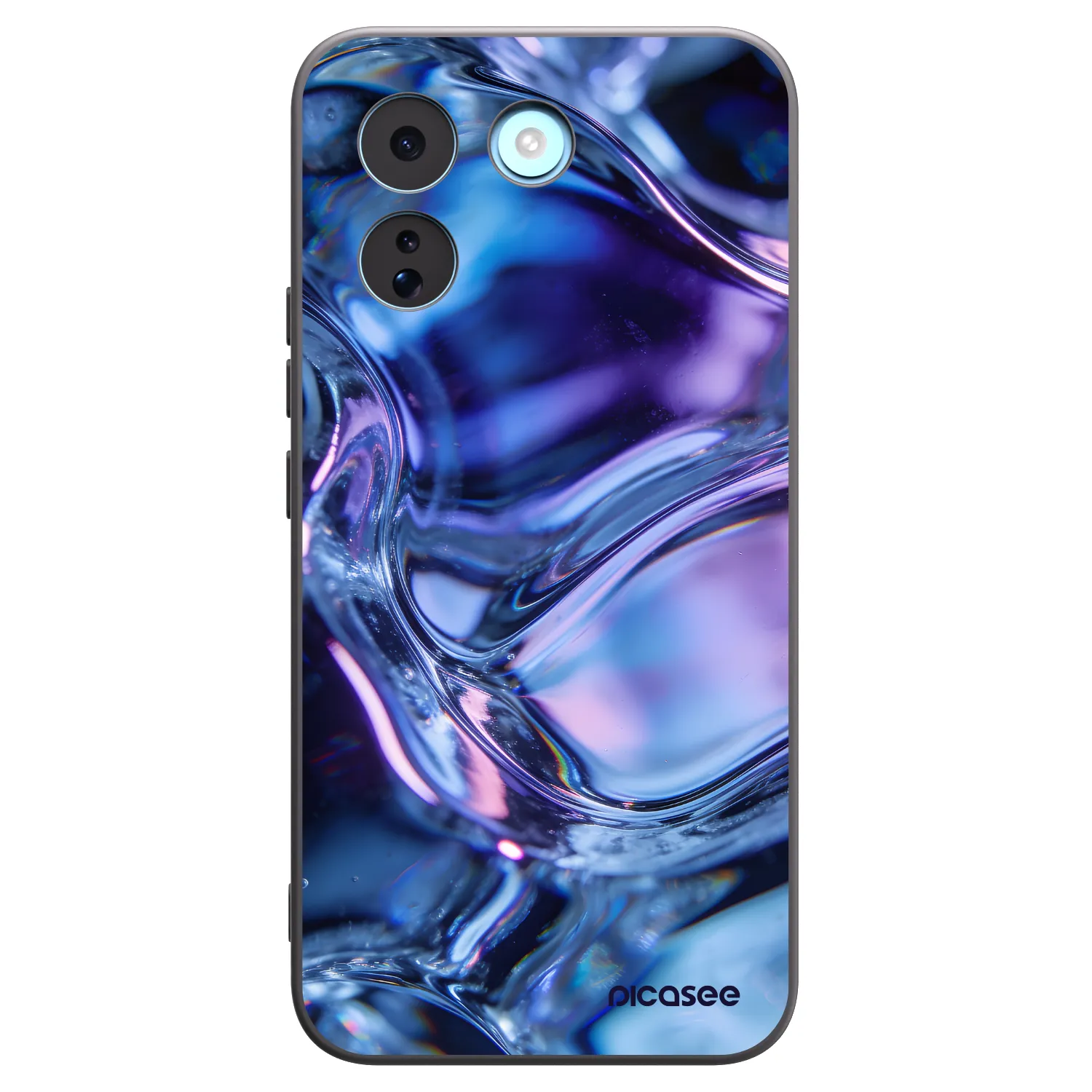 Picasee silikonowe czarne etui na Xiaomi Redmi Note 17 Pro MAX 5G - Iris liquid