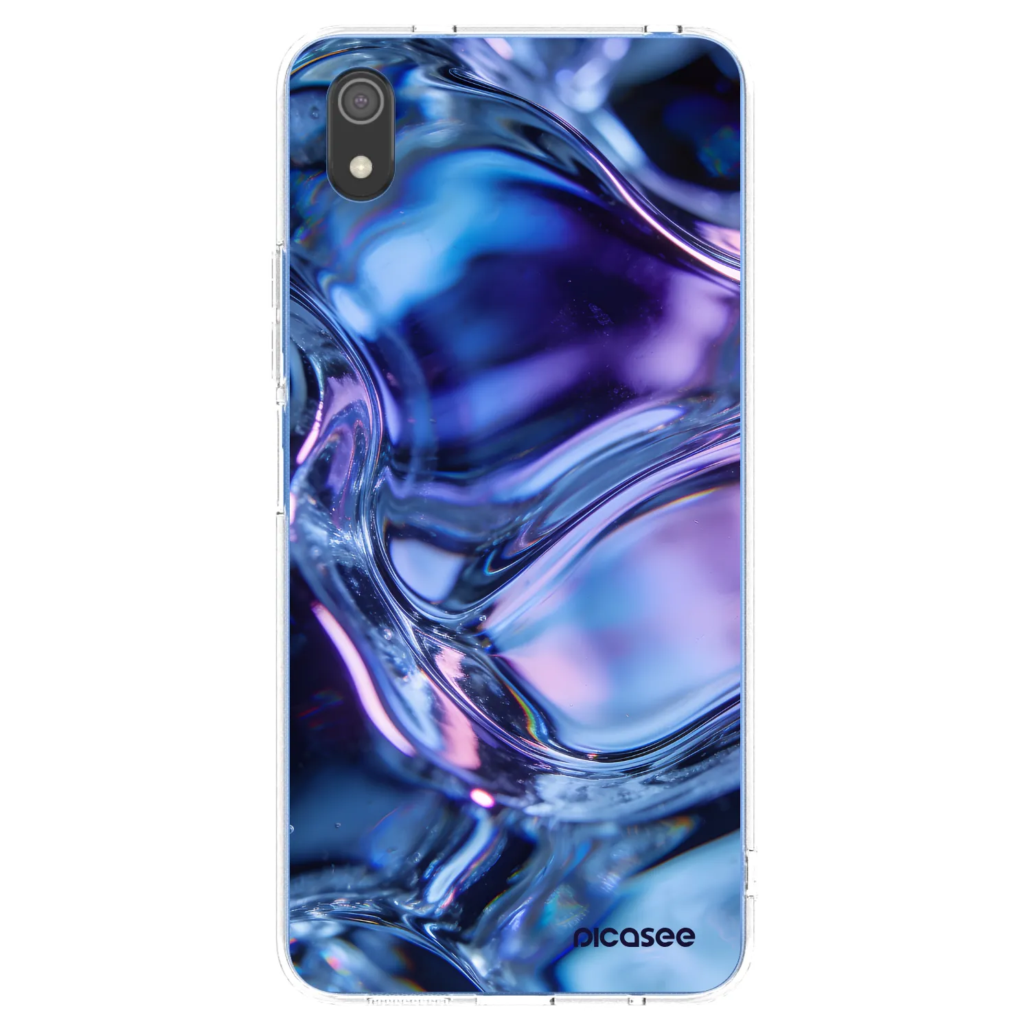 Picasee silikonowe przeźroczyste etui na Xiaomi Redmi 7A - Iris liquid