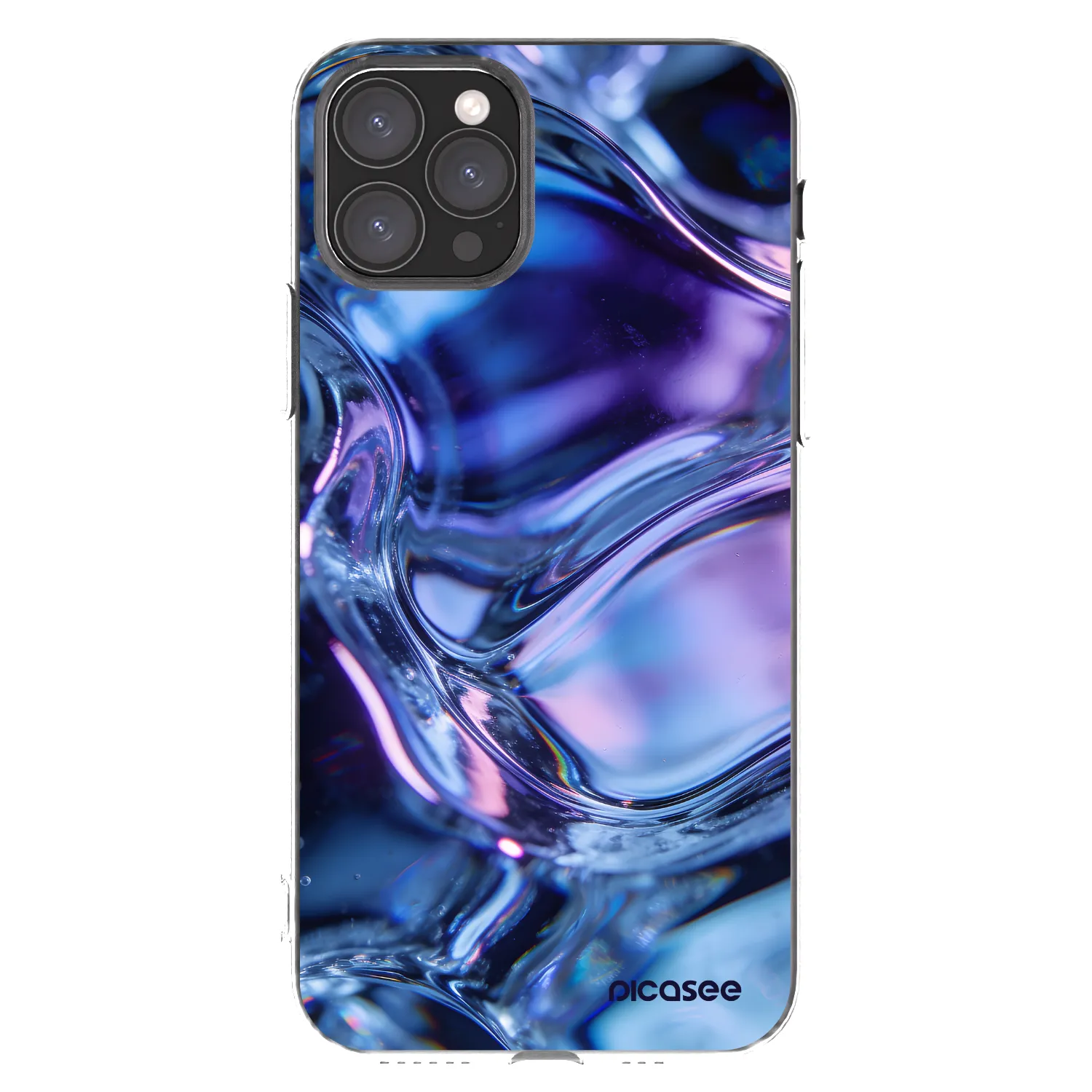 Picasee silikonowe przeźroczyste etui na Apple iPhone 11 Pro - Iris liquid