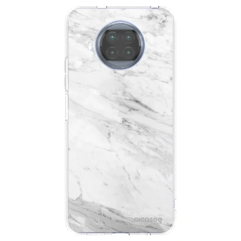 Picasee silikonowe przeźroczyste etui na Xiaomi Mi 10T Lite - White marble
