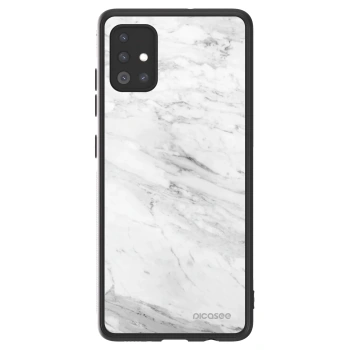Picasee ULTIMATE CASE na Samsung Galaxy A51 A515F - White marble