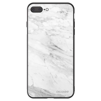 Etui na Apple iPhone 8 Plus - White marble