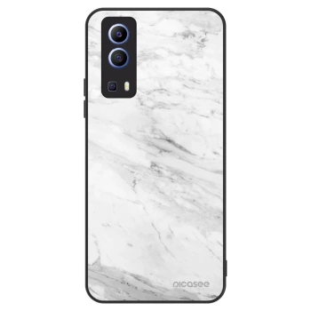 Etui na Vivo Y52 5G - White marble