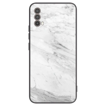 Etui na Motorola Moto E40 - White marble