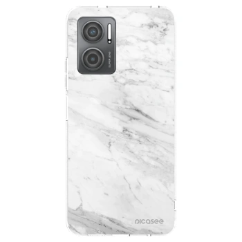 Picasee silikonowe przeźroczyste etui na Xiaomi Redmi 10 5G - White marble
