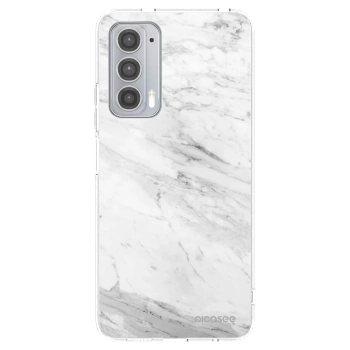 Etui na Motorola Edge 20 - White marble