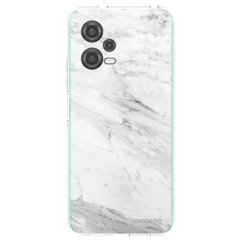 Picasee silikonowe przeźroczyste etui na Xiaomi Poco X5 - White marble