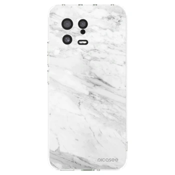 Picasee silikonowe przeźroczyste etui na Xiaomi 13 - White marble