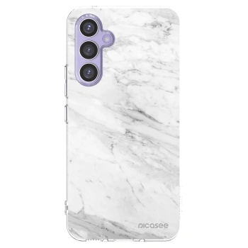 Picasee silikonowe przeźroczyste etui na Samsung Galaxy A54 5G A546B - White marble