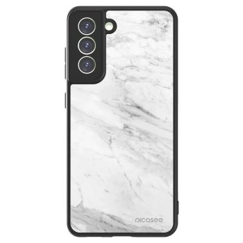 Picasee ULTIMATE CASE PowerShare pro Samsung Galaxy S21 FE 5G - White marble