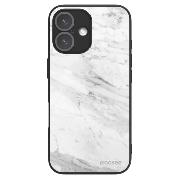 Picasee ULTIMATE CASE MagSafe pro Apple iPhone 16 - White marble