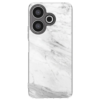 Picasee silikonowe przeźroczyste etui na Xiaomi Redmi 13 4G - White marble