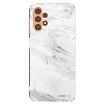 Picasee silikonowe przeźroczyste etui na Samsung Galaxy A13 5G - White marble