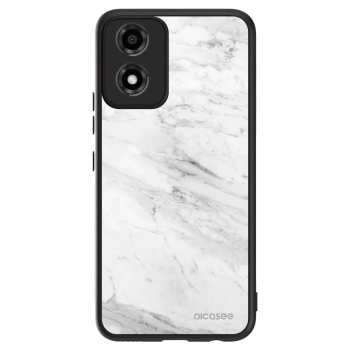 Etui na Motorola Moto E14 - White marble