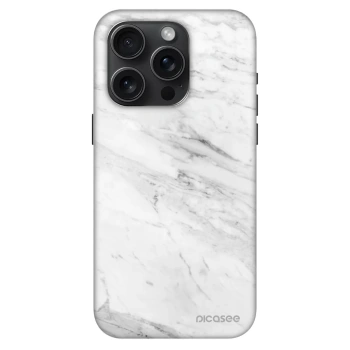 Etui na Apple iPhone 15 Pro - White marble