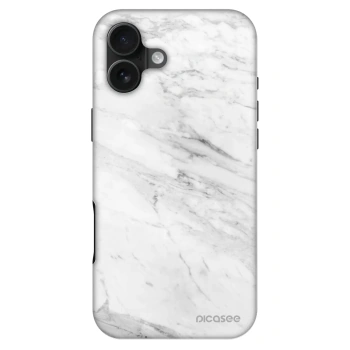 Etui na Apple iPhone 16 Plus - White marble