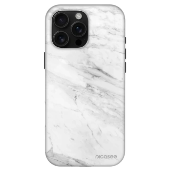 Etui na Apple iPhone 16 Pro Max - White marble