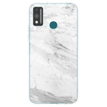 Etui na Honor 9X Lite - White marble