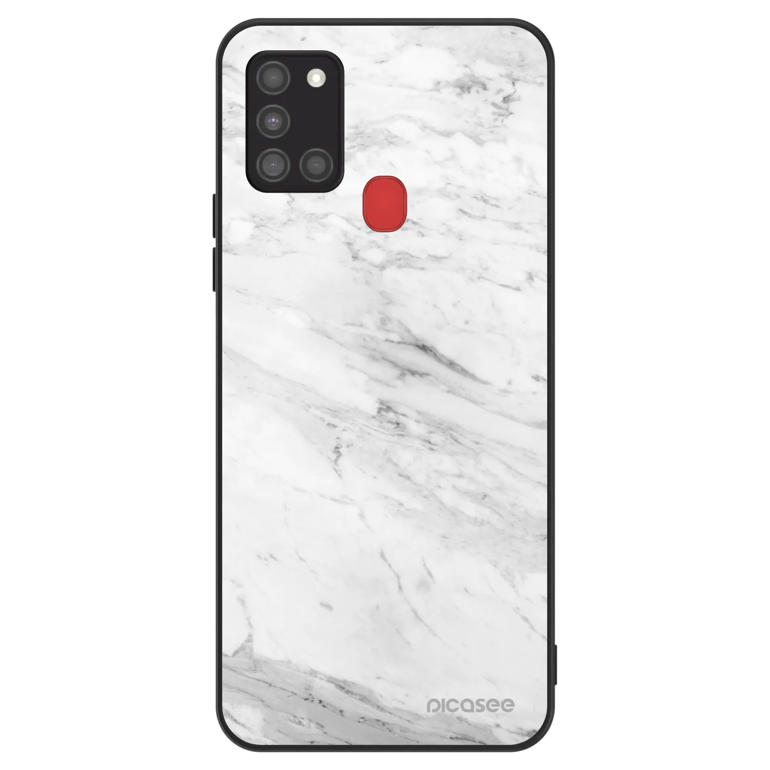 Picasee ULTIMATE CASE na Samsung Galaxy A21s - White marble