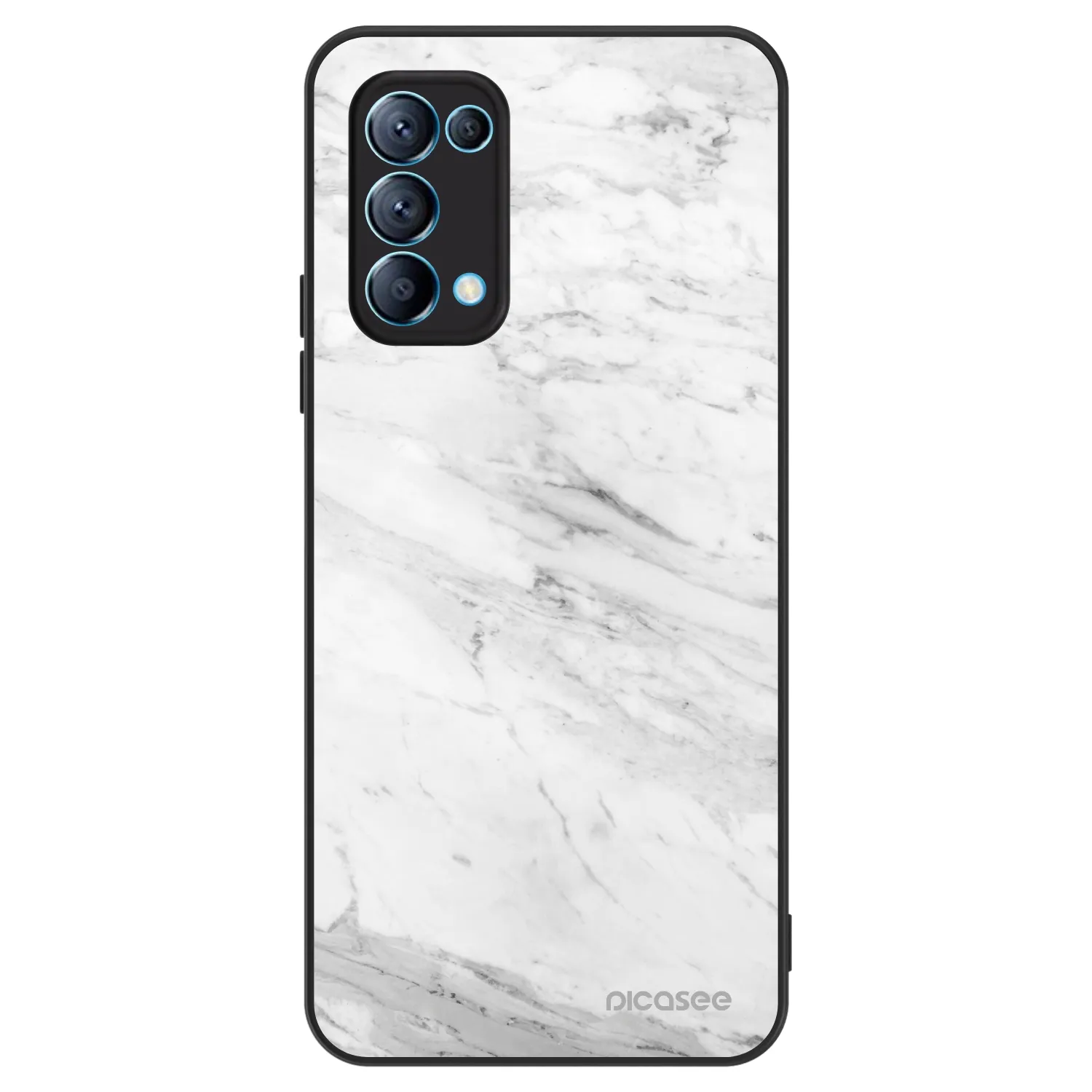 Picasee ULTIMATE CASE na OPPO Reno 5 5G - White marble