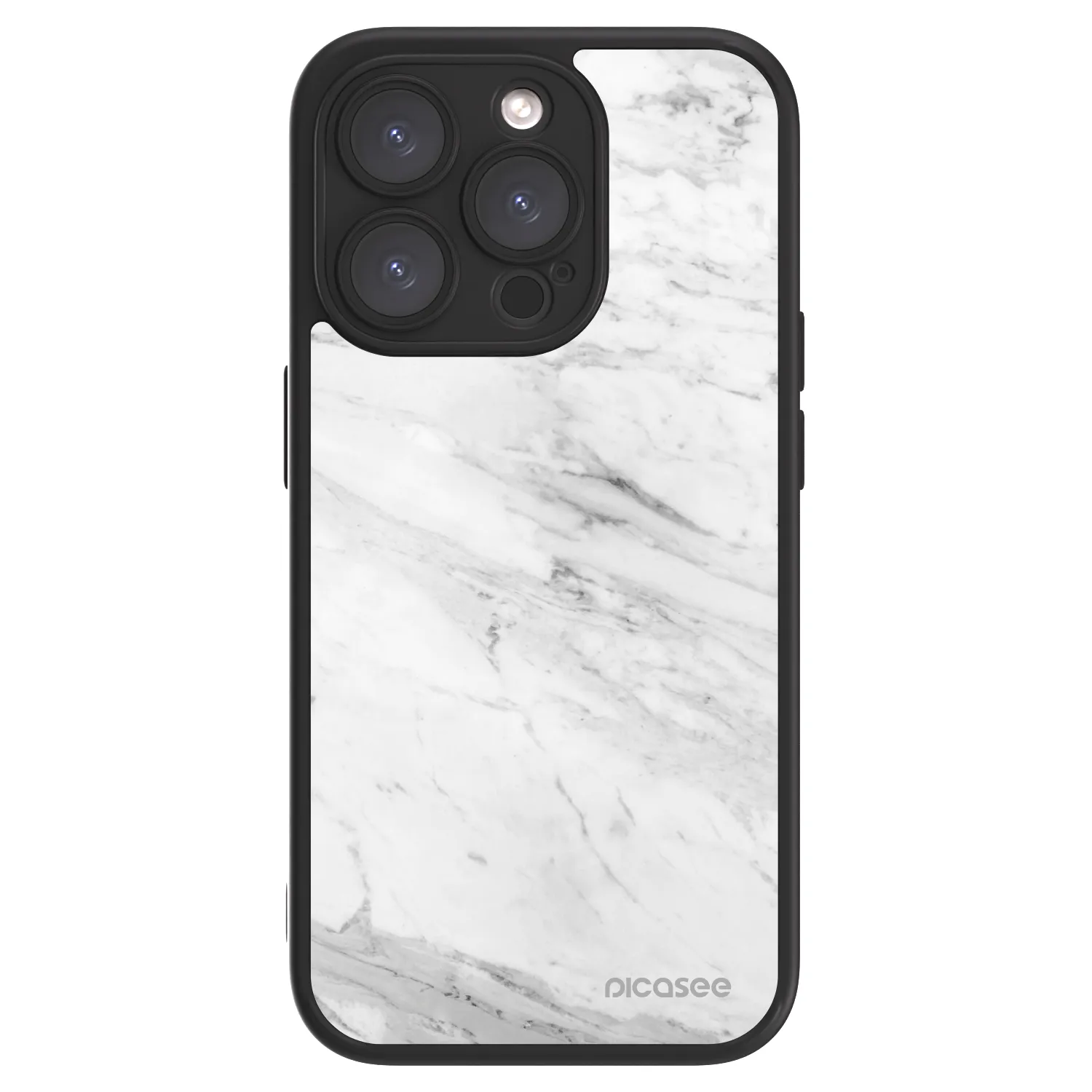Picasee ULTIMATE CASE MagSafe pro Apple iPhone 15 Pro - White marble