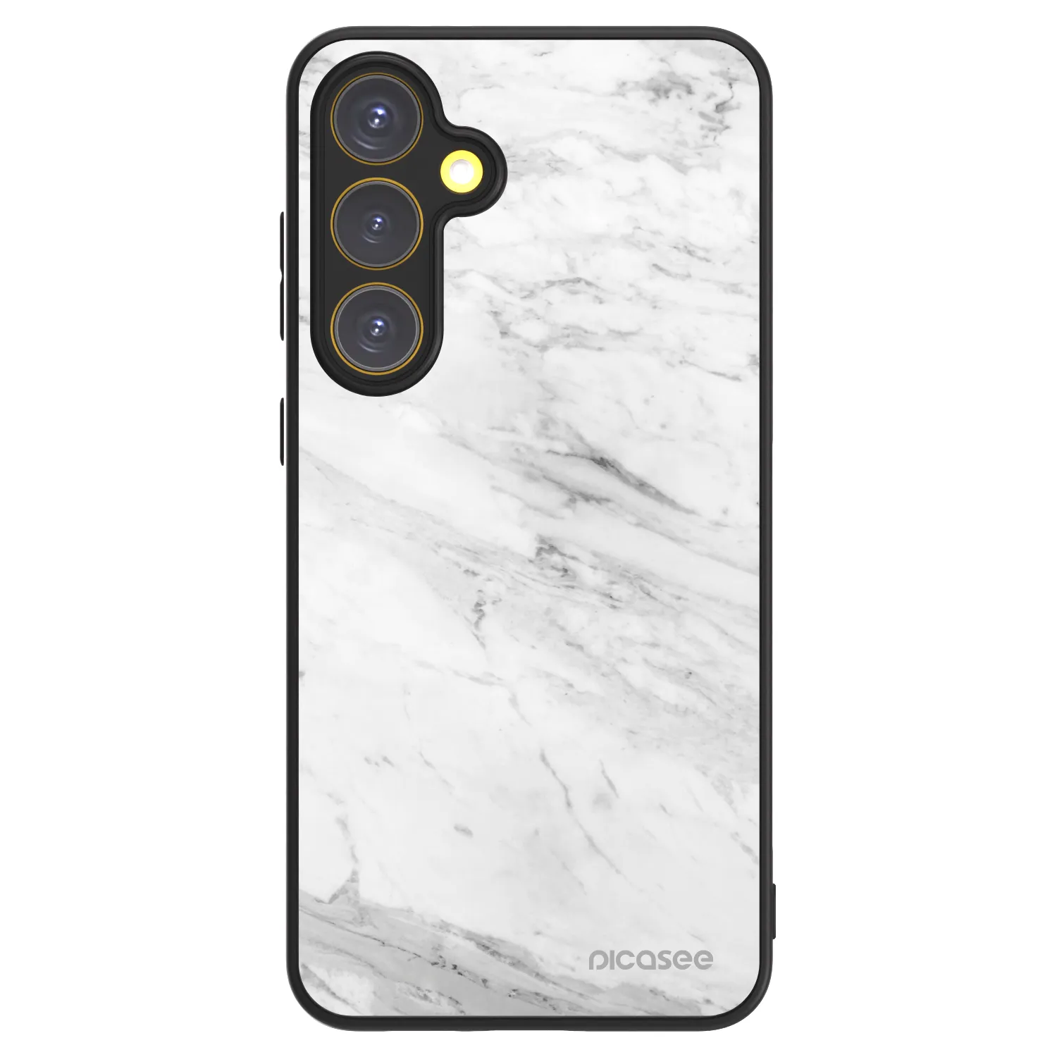 Picasee ULTIMATE CASE PowerShare pro Samsung Galaxy S24 FE S721B - White marble