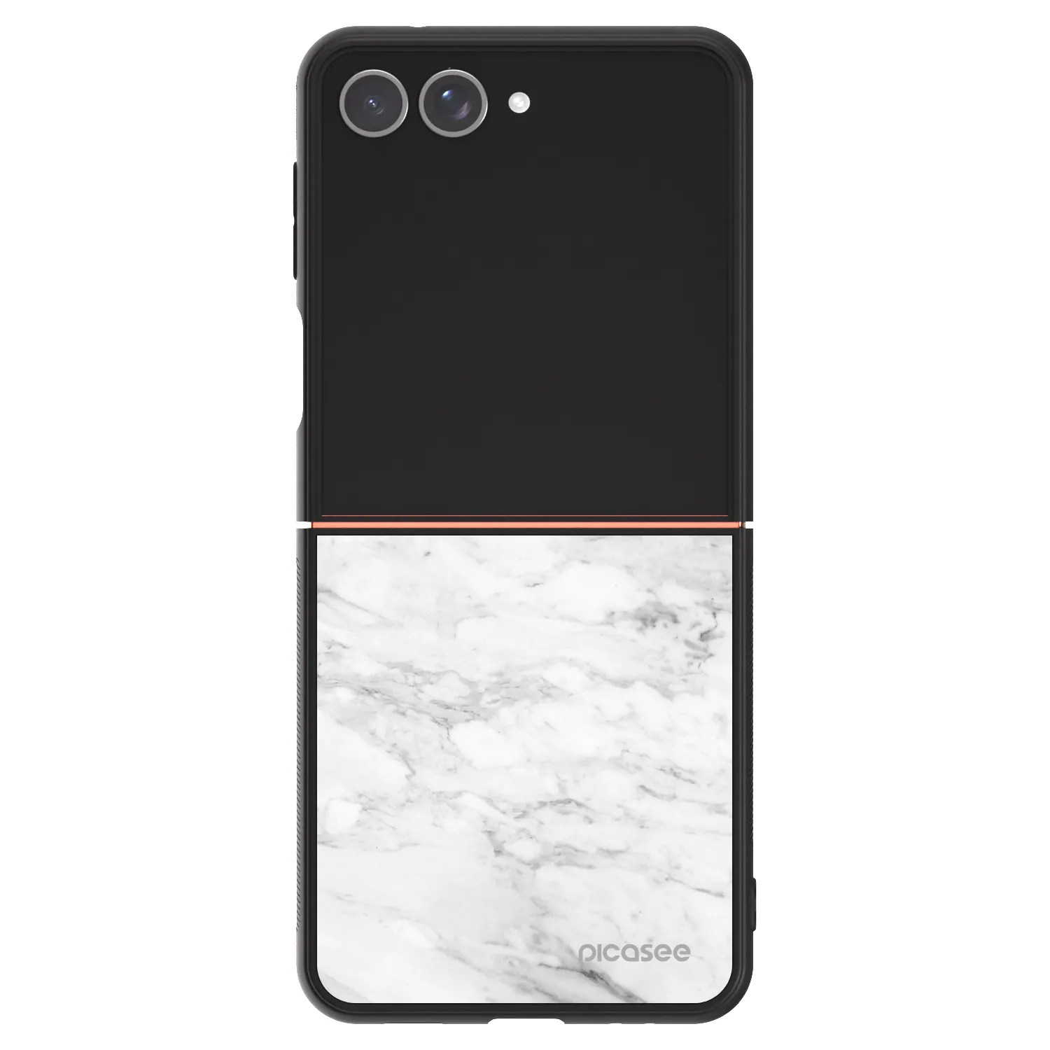 Picasee ULTIMATE CASE na Samsung Galaxy Z Flip7 5G - White marble