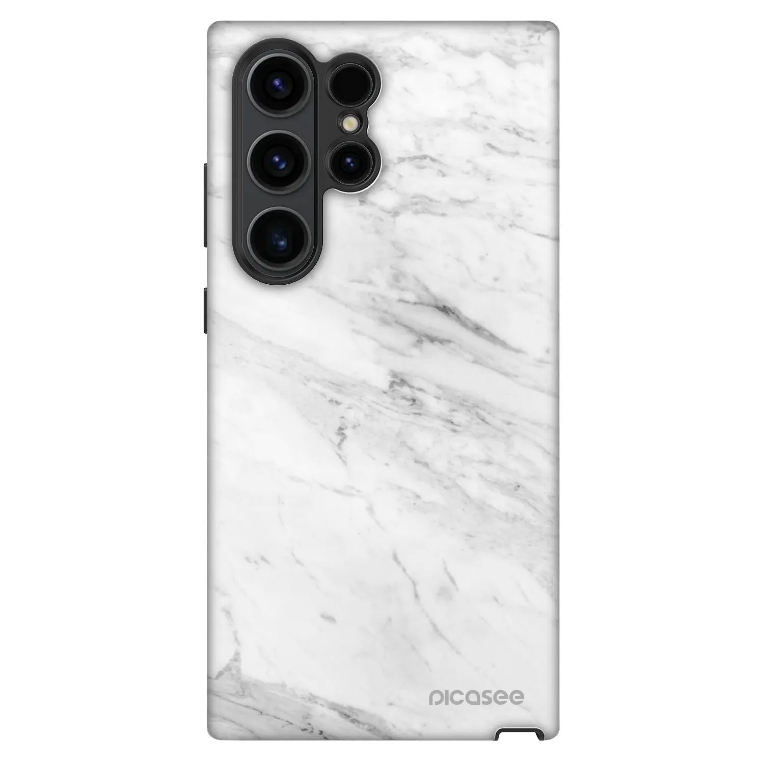 Picasee Fashion Case na Samsung Galaxy S23 Ultra 5G - White marble