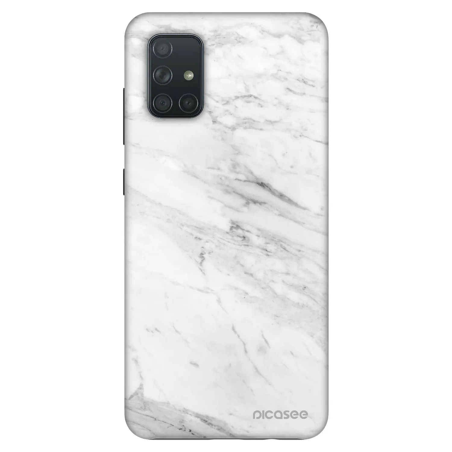 Picasee Fashion Case na Samsung Galaxy A71 A715F - White marble