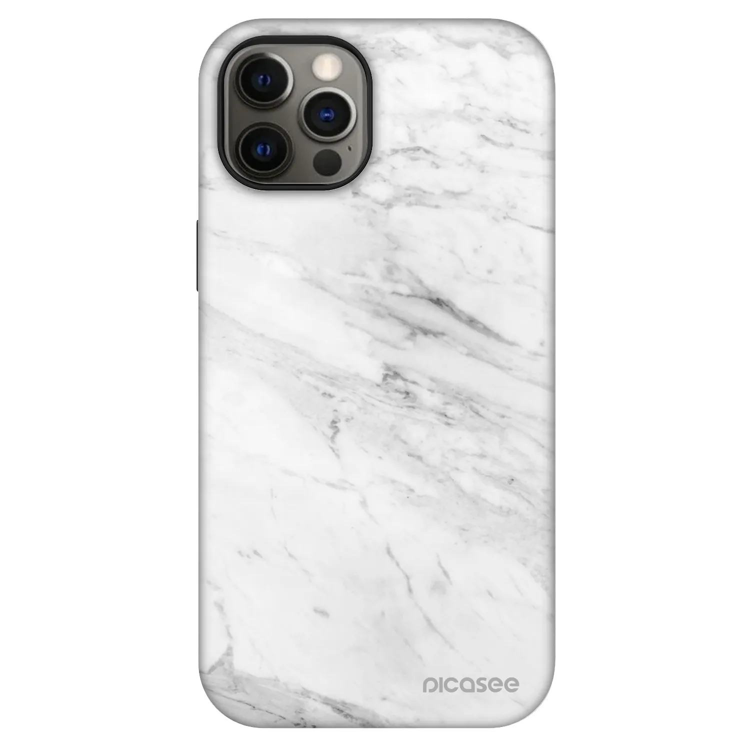 Picasee Fashion Case MagSafe na Apple iPhone 12 Pro - White marble
