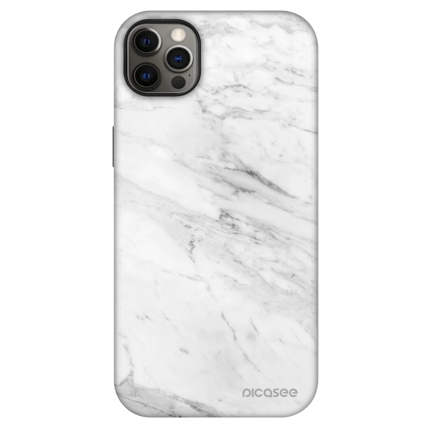 Picasee Fashion Case MagSafe na Apple iPhone 12 Pro Max - White marble