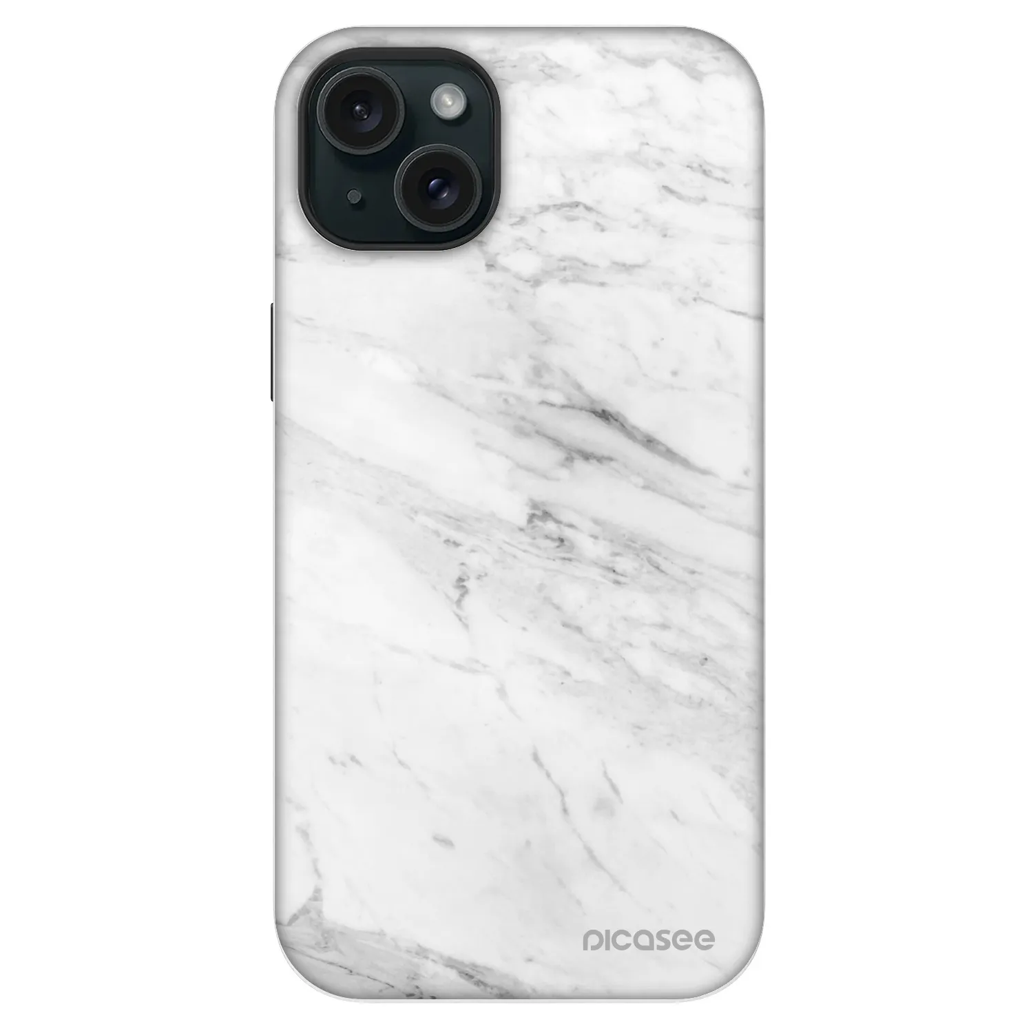 Picasee Fashion Case MagSafe na Apple iPhone 14 Plus - White marble