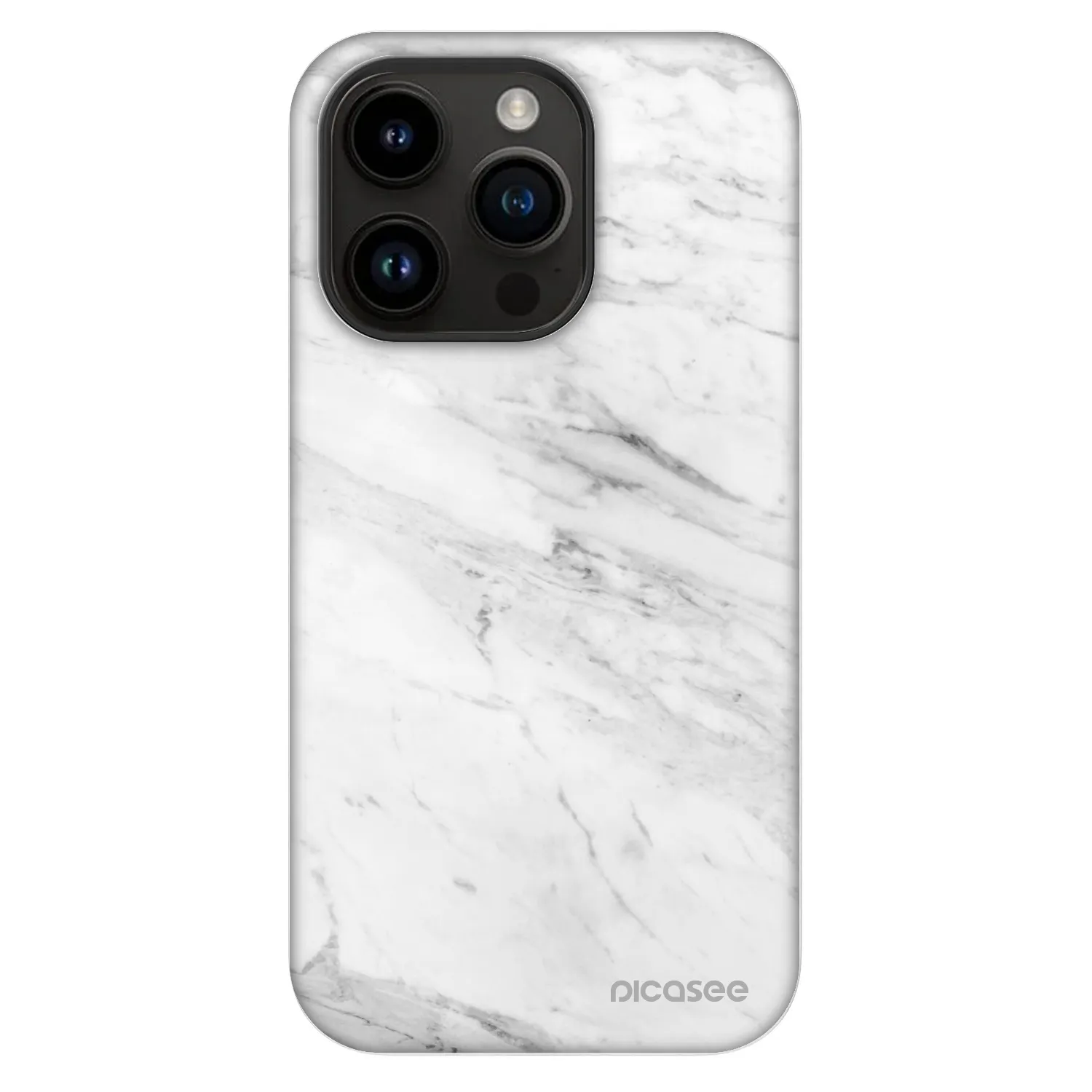 Picasee Fashion Case MagSafe na Apple iPhone 14 Pro - White marble