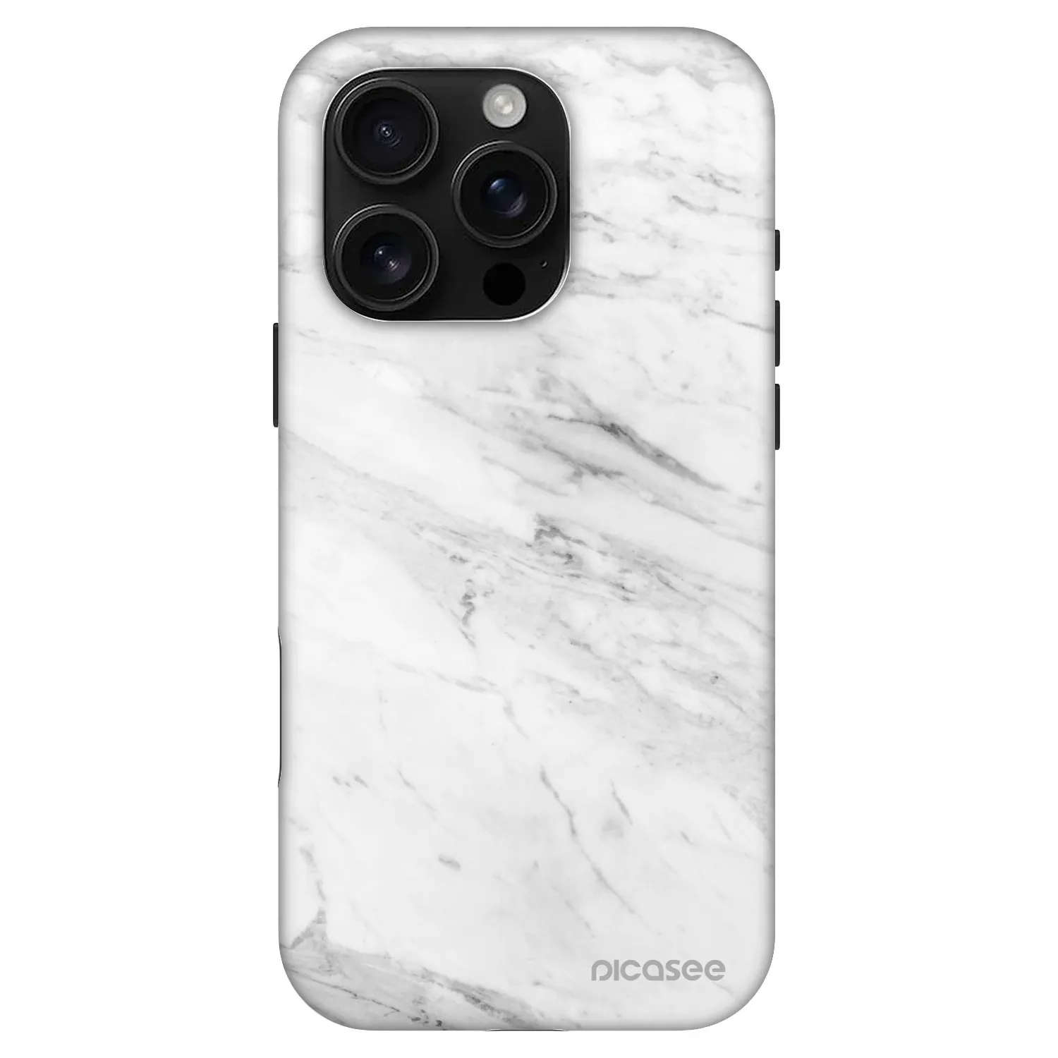 Picasee Fashion Case MagSafe na Apple iPhone 16 Pro - White marble