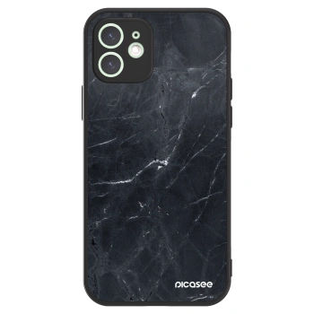 Picasee ULTIMATE CASE na Apple iPhone 12 - Black marble