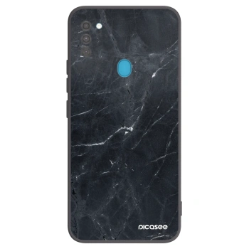 Etui na Samsung Galaxy M11 - Black marble