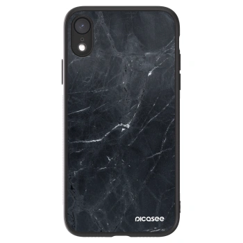 Picasee ULTIMATE CASE na Apple iPhone XR - Black marble