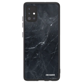 Picasee ULTIMATE CASE na Samsung Galaxy A51 A515F - Black marble