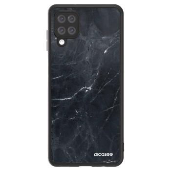 Picasee ULTIMATE CASE na Samsung Galaxy A12 A125F - Black marble