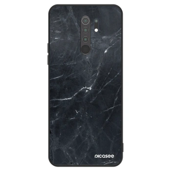 Etui na Xiaomi Redmi 9 - Black marble