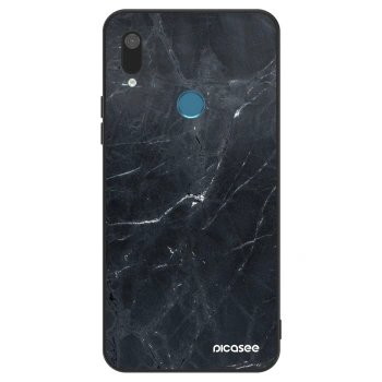 Etui na Huawei Y7 2019 - Black marble