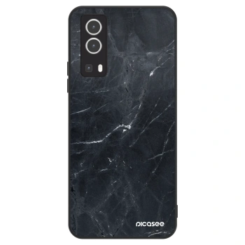 Etui na Vivo Y72 5G - Black marble