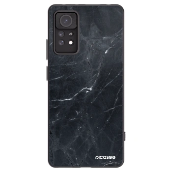 Picasee silikonowe czarne etui na Xiaomi Redmi Note 11 Pro 5G - Black marble