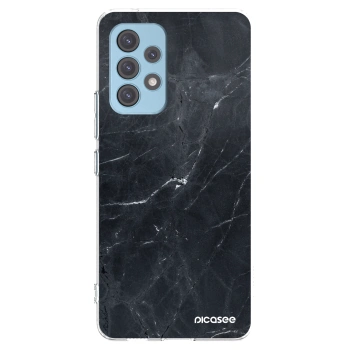 Picasee silikonowe przeźroczyste etui na Samsung Galaxy A53 5G A536 - Black marble