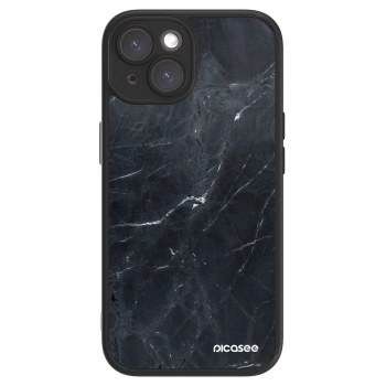 Etui na Apple iPhone 15 - Black marble
