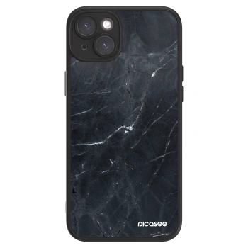 Picasee ULTIMATE CASE na Apple iPhone 15 Plus - Black marble